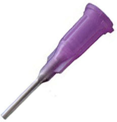 Syringe and blunt tip dispensing needle